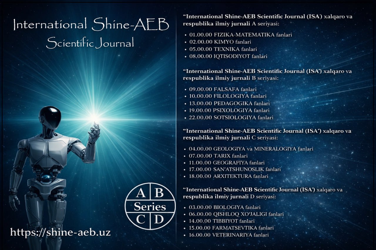 					View Vol. 2 No. 1 (2026): International Shine-AEB Scientific Journal (ISA)
				