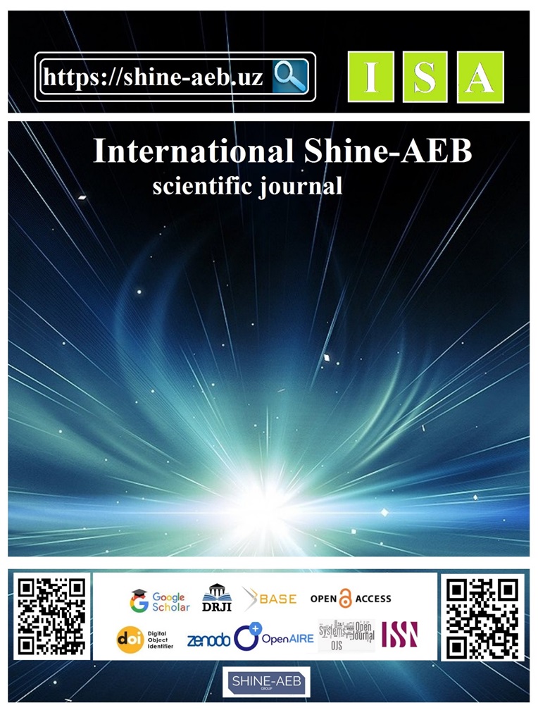 					View Vol. 1 No. 5 (2025): International Shine-AEB scientific journal (ISA)
				